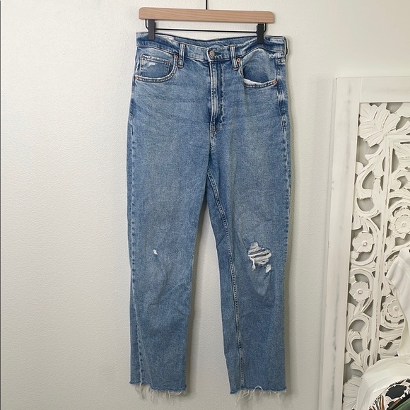 Gap 90s Loose High-Rise Distressed Jeans - Picture 1 of 11
